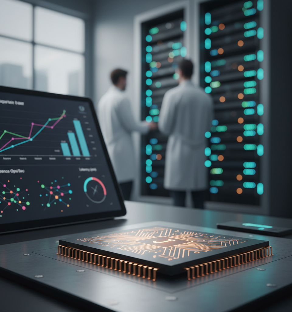 OpenAI's 'Jalapeño' Chip Benchmarks Show Superior Inference Performance — AI-generated illustration