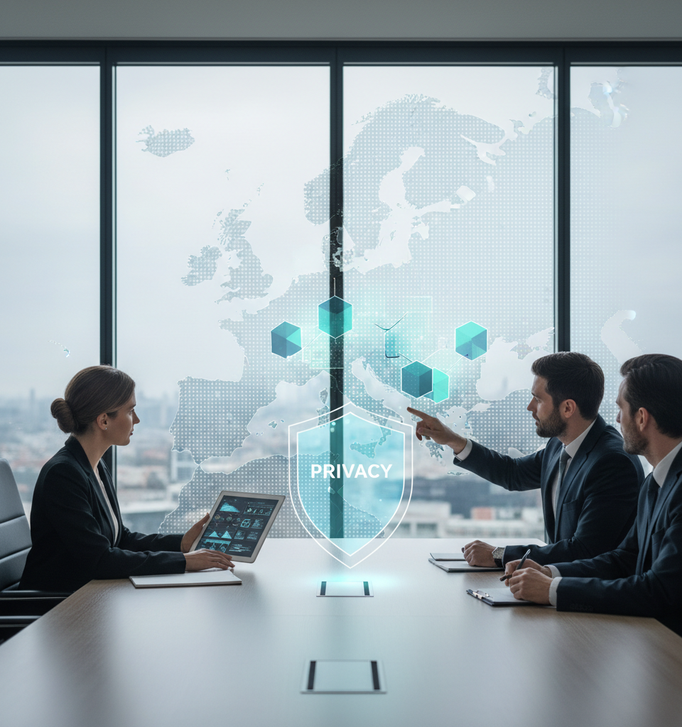 OpenAI Signals EU Ad Ambitions with Privacy-Focused Pixel Rollout — AI-generated illustration