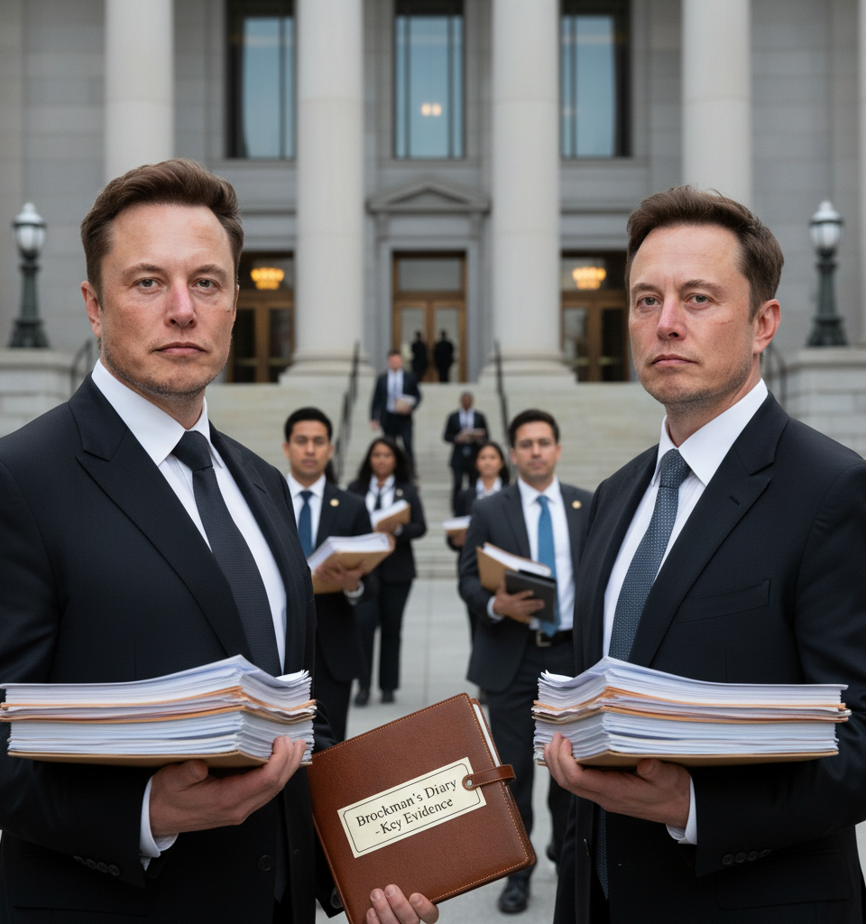 OpenAI Trial: Musk's Breach of Trust Lawsuit Against Altman Heads to Jury with Brockman's Diary as Key Evidence — AI-generated illustration