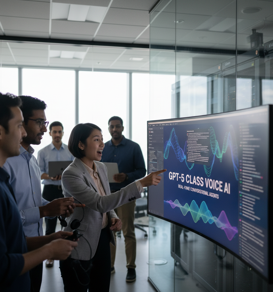 OpenAI Unleashes GPT-5 Class Voice AI: Reshaping Real-time Conversational Agents — AI-generated illustration