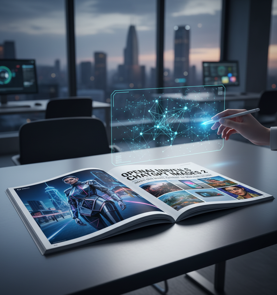 OpenAI unveils ChatGPT Images 2 image-gen model capable of magazine design — AI-generated illustration