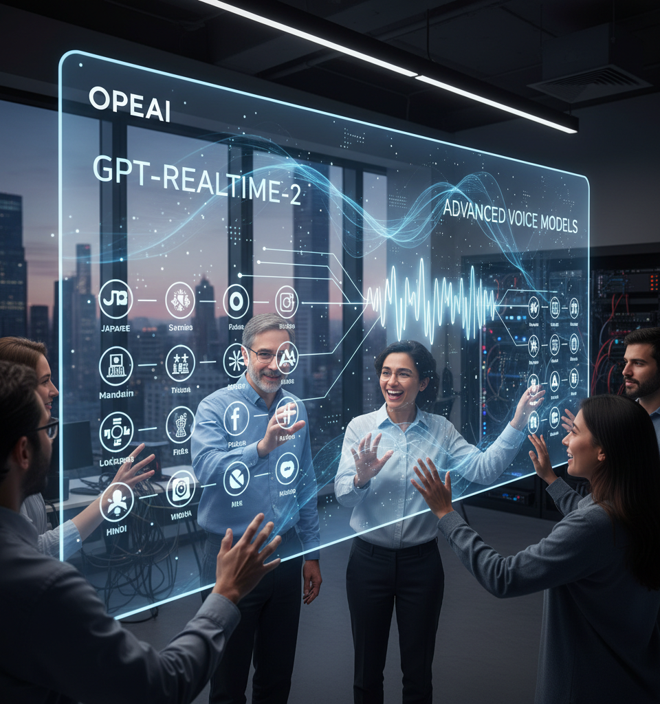 OpenAI Unveils GPT-Realtime-2 and Advanced Voice Models, Reshaping AI-Powered Communication — AI-generated illustration