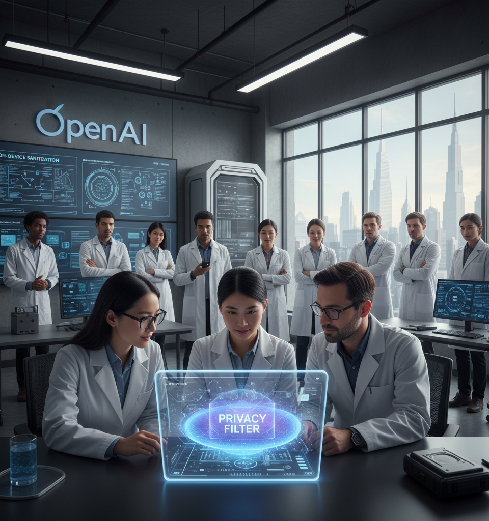 OpenAI Unveils Privacy Filter: A Game-Changer for On-Device Data Sanitization and Enterprise PII Protection — AI-generated illustration
