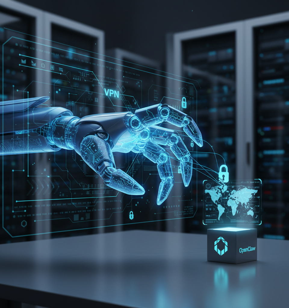 OpenClaw AI Agents Begin Gaining Access to VPN Connections — AI-generated illustration