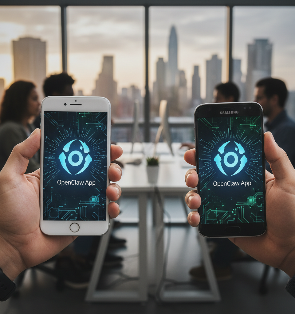 OpenClaw App Ushers in Era of Agentic AI on iOS and Android — AI-generated illustration