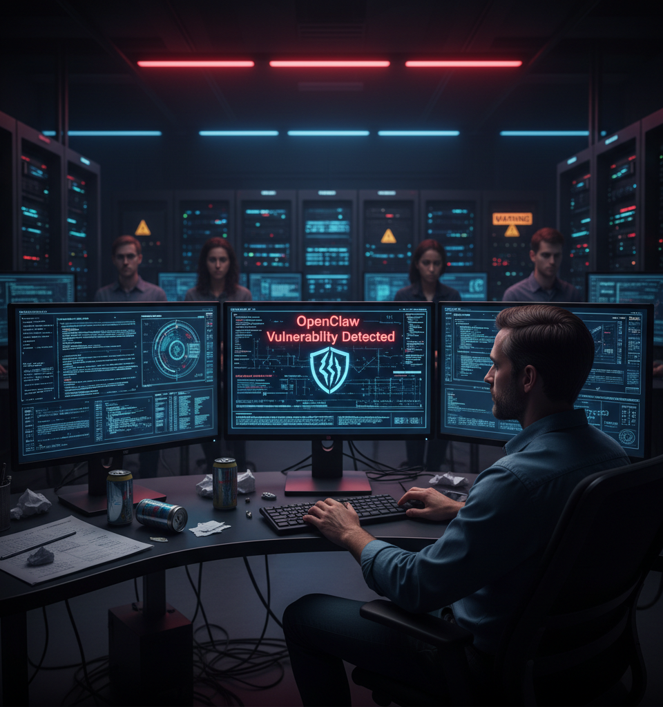OpenClaw Vulnerability Rocks Cybersecurity Landscape, Exposing Widespread Data Risks — AI-generated illustration