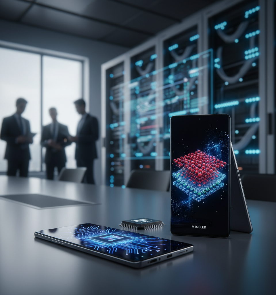 Oppo Find X10 Series Launches with Dimensity 9600 Pro; Galaxy S27 Pro & Ultra to Feature M16 OLEDs — AI-generated illustration