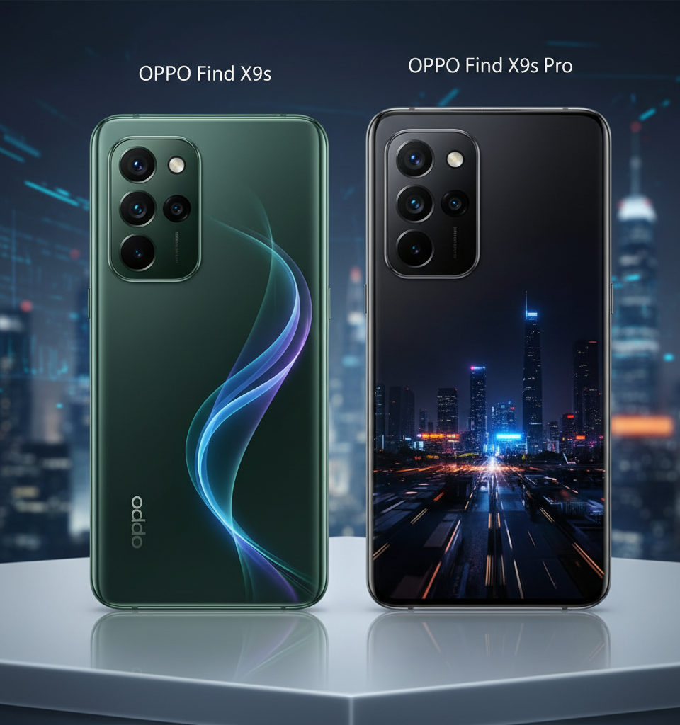 Oppo Find X9s and Find X9s Pro are official for different markets — AI-generated illustration