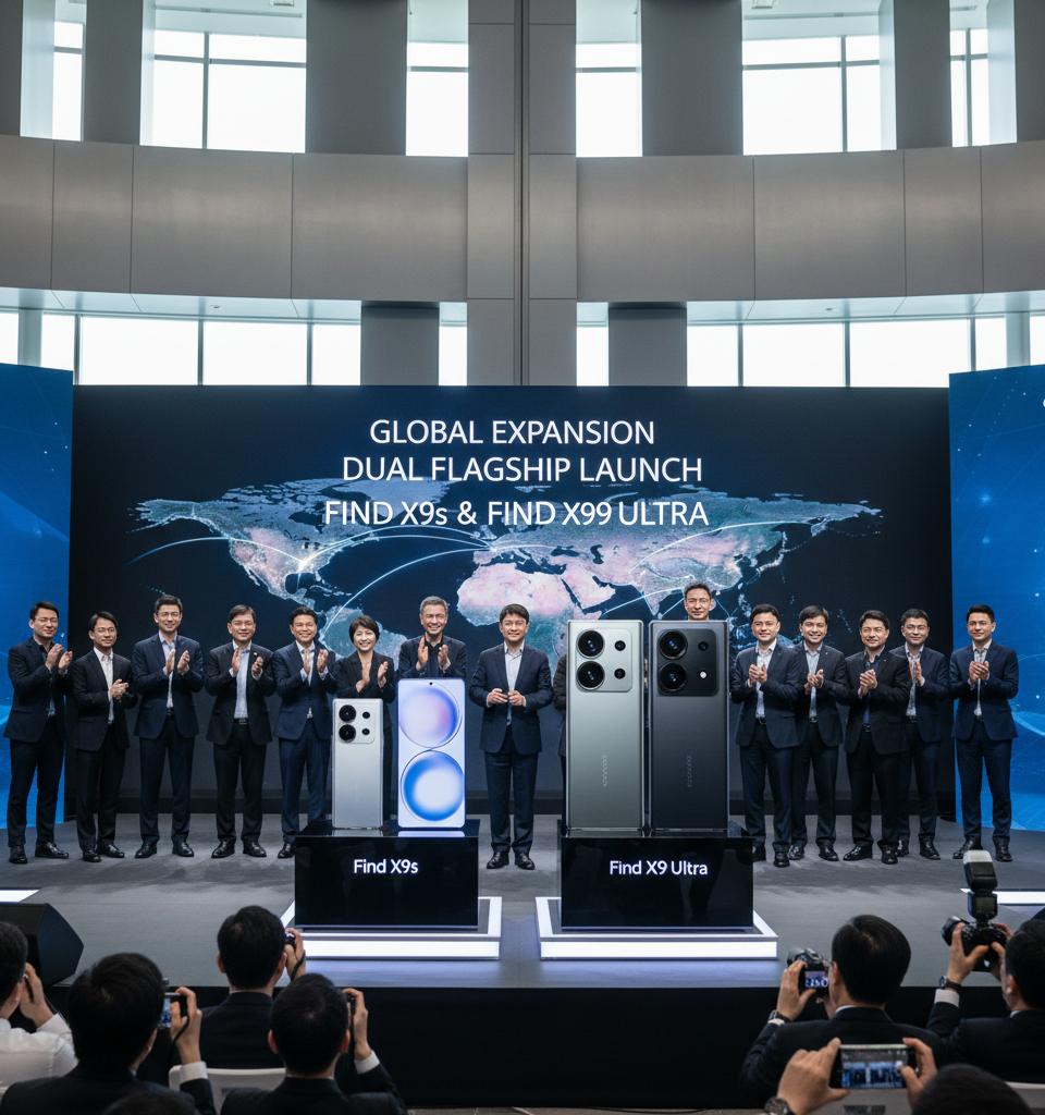 Oppo Poised for Global Expansion with Dual Flagship Launch: Find X9s and Find X9 Ultra — AI-generated illustration