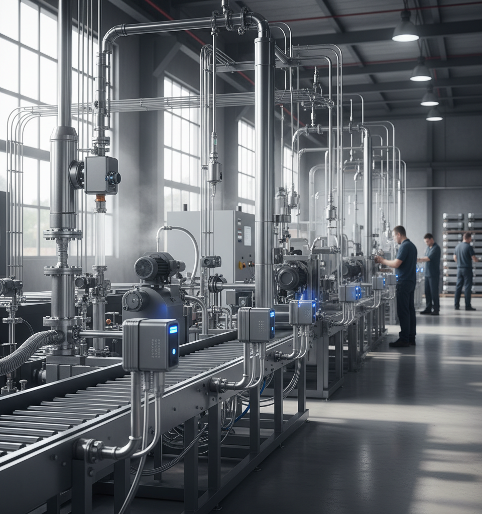 Optimizing Pneumatic Systems: Smart Monitoring Solutions Drive Profitability, Cut Emissions — AI-generated illustration