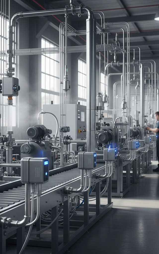 Optimizing Pneumatic Systems: Smart Monitoring Solutions Drive Profitability, Cut Emissions — AI-generated illustration