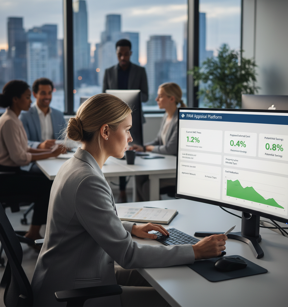 PAM Launches Appraisal Platform to Disrupt AMC Fees, Empower Lenders with In-House Control — AI-generated illustration