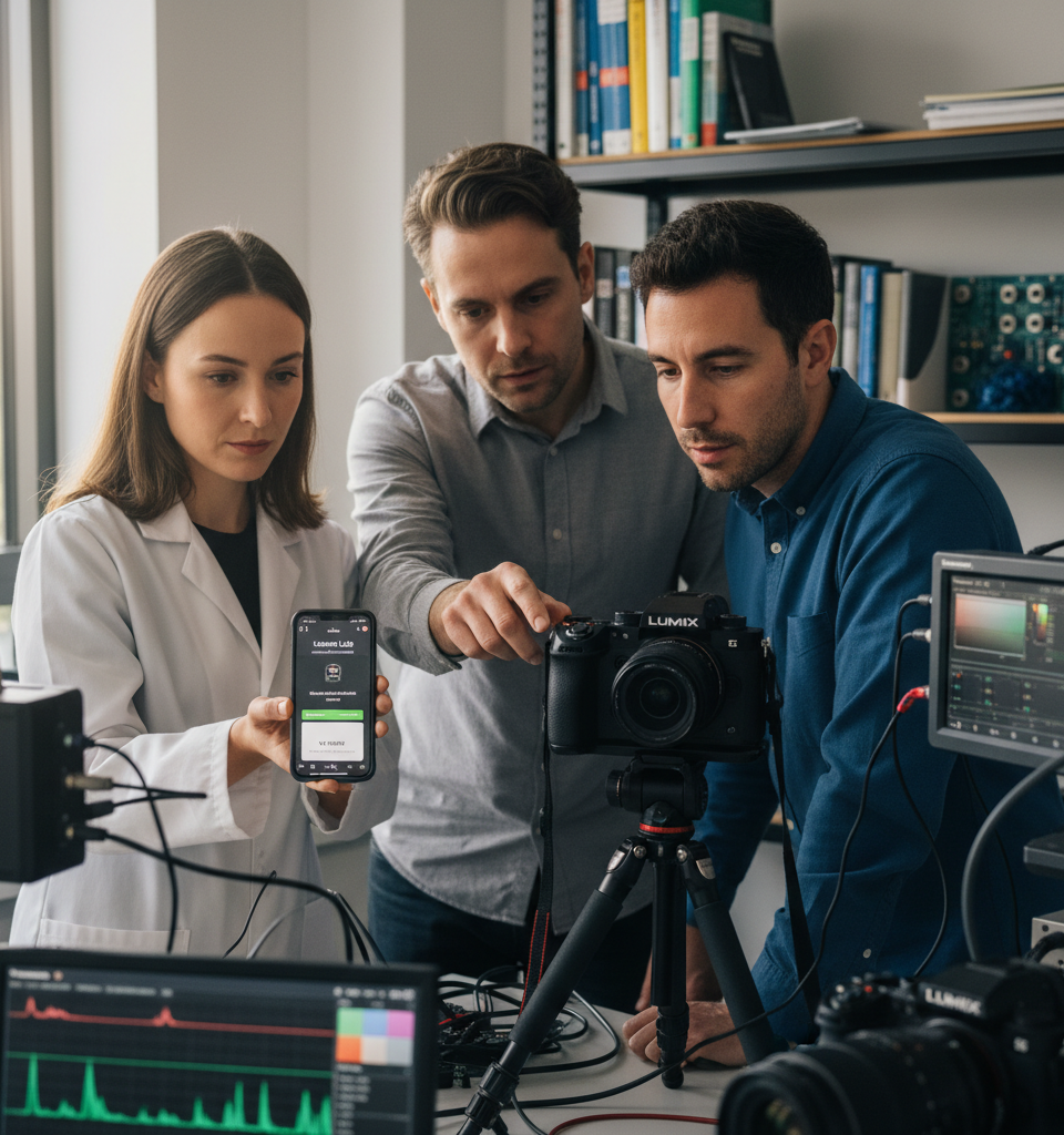 Panasonic S9 Firmware V2 Update: Crucial Considerations for Lumix Lab Users — AI-generated illustration