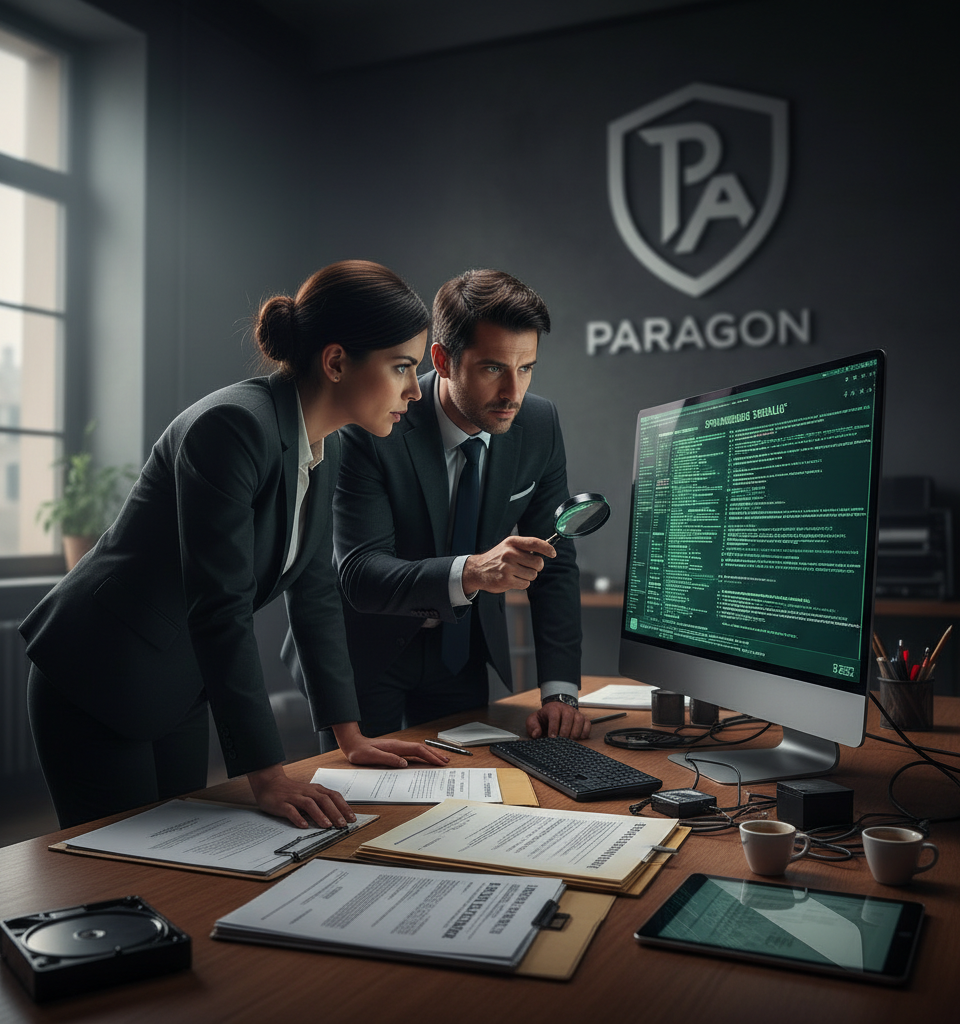 Paragon Accused of Non-Cooperation in Italian Spyware Probe Amidst Human Rights Concerns — AI-generated illustration