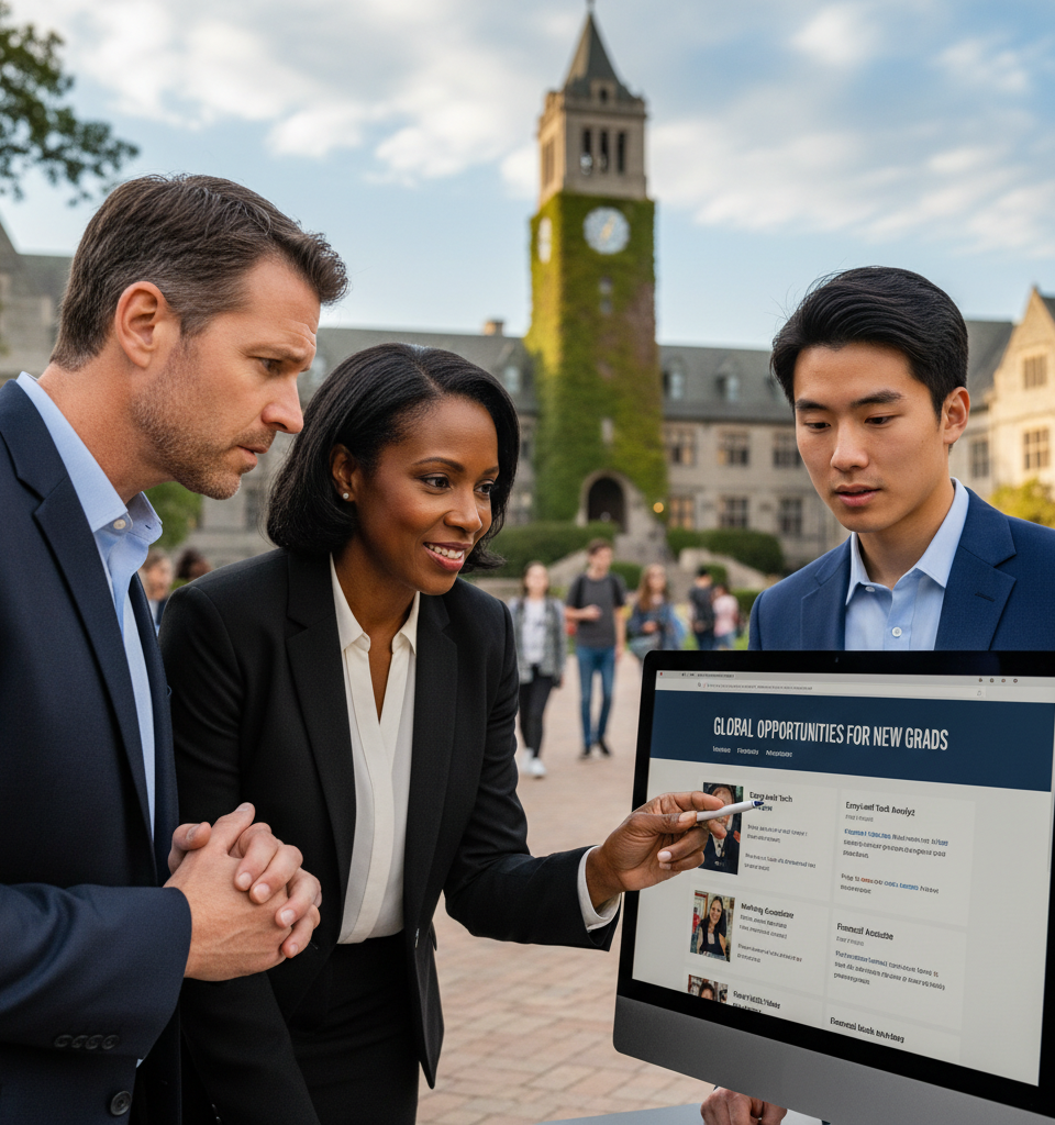 Parental Panic Drives $15,000 Career Coaching Boom for Undergrads Amidst Harsh Job Market — AI-generated illustration