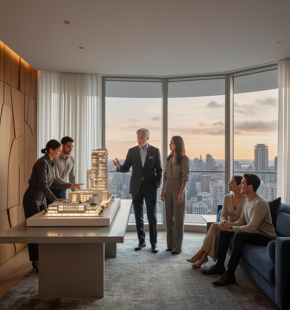 Paul Whalen on Crafting Emotion in Luxury Condominium Design — AI-generated illustration
