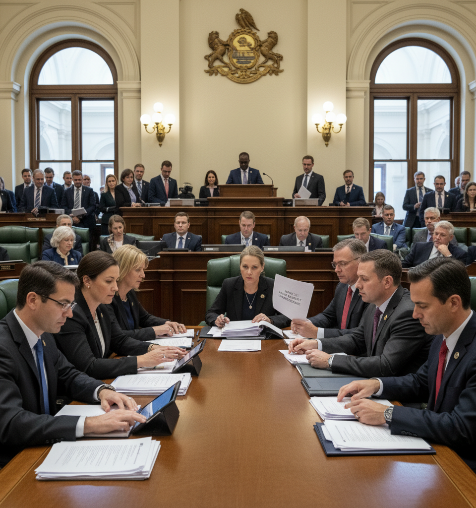 Pennsylvania Lawmakers Poised to Vote on Home Equity Investment Regulations — AI-generated illustration