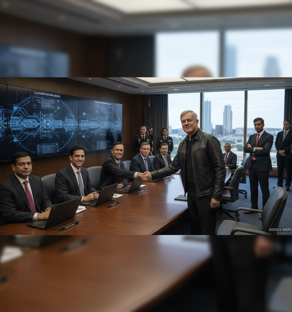 Pentagon Expands AI Partnerships: NVIDIA, Microsoft & Amazon Join Classified Network Access While One Giant Holds Out — AI-generated illustration