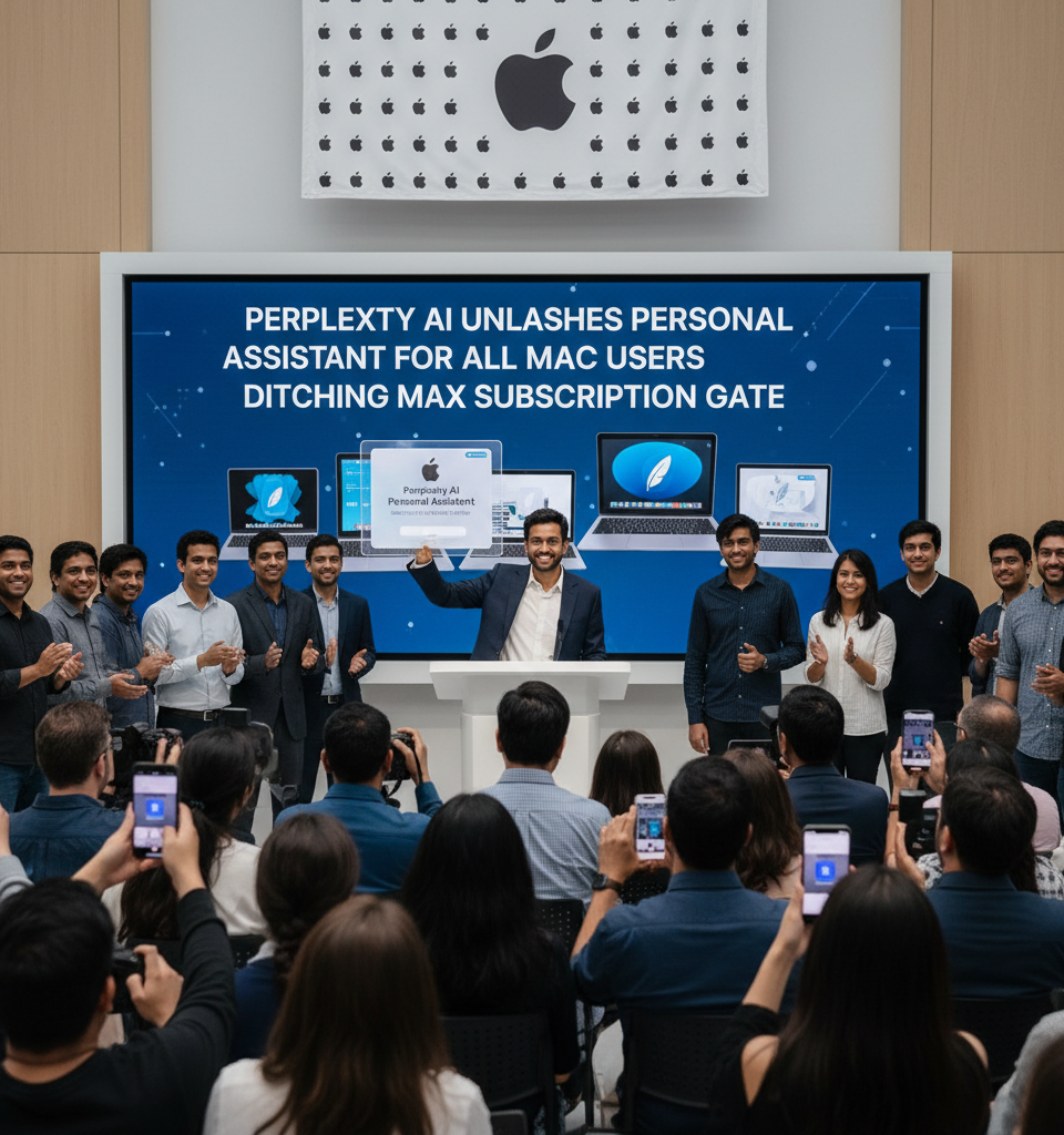 Perplexity AI Unleashes Personal Assistant for All Mac Users, Ditching Max Subscription Gate — AI-generated illustration