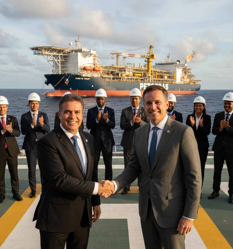 Petrobras Solidifies Offshore Production Capabilities with New SBM Offshore Deal — AI-generated illustration