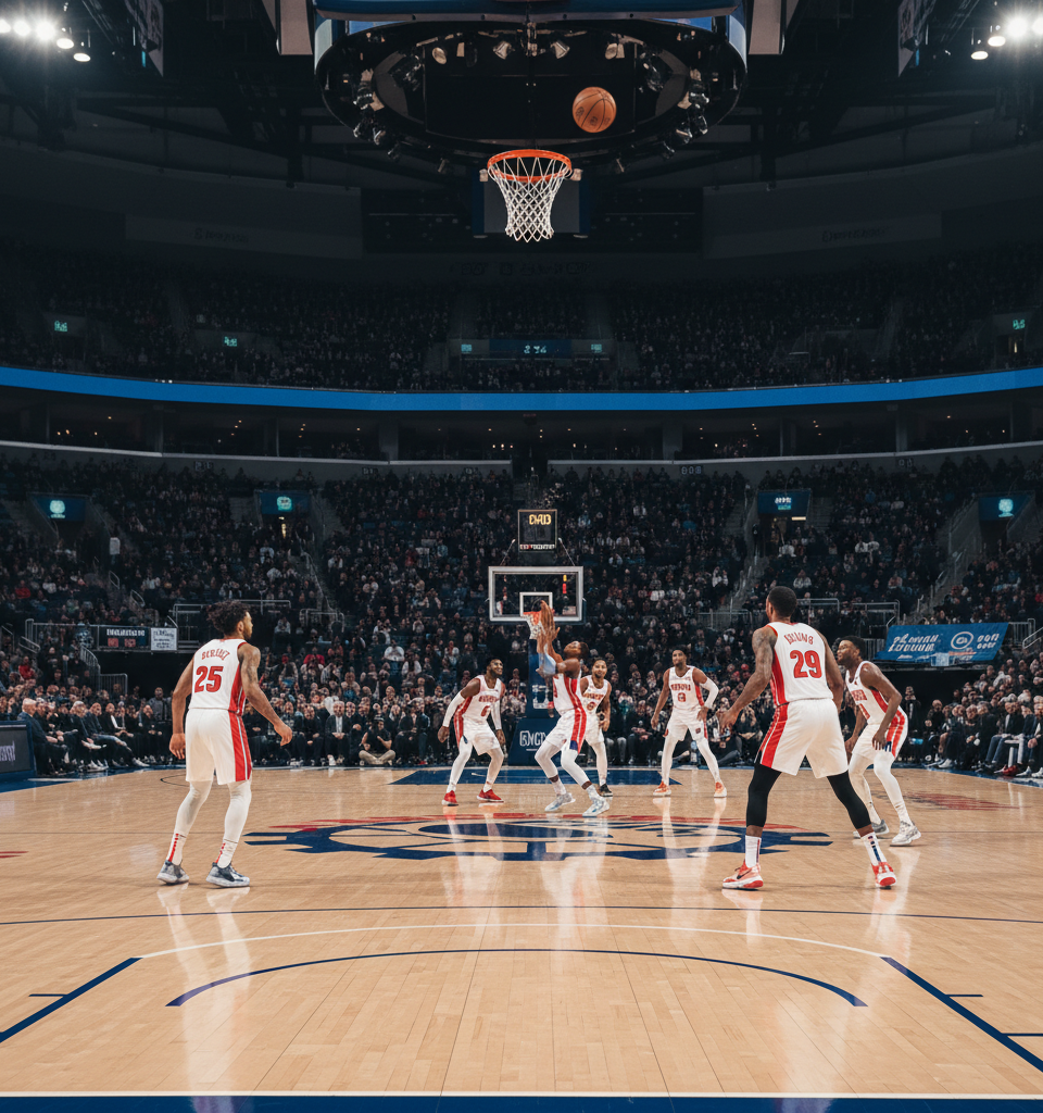 Pistons Eye 2026-27 Season: Can Detroit Challenge in the Eastern Conference? — AI-generated illustration