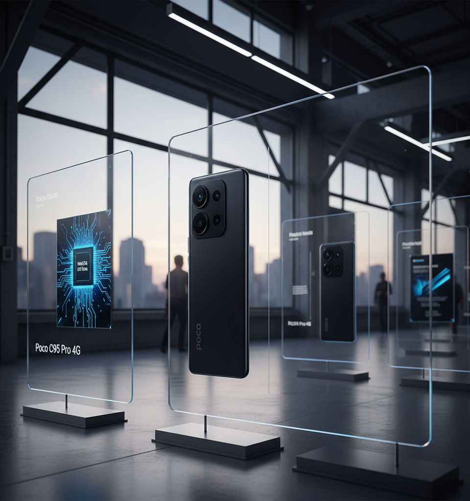 Poco C95 Pro 4G: Leaked Renders and Key Specifications Revealed — AI-generated illustration