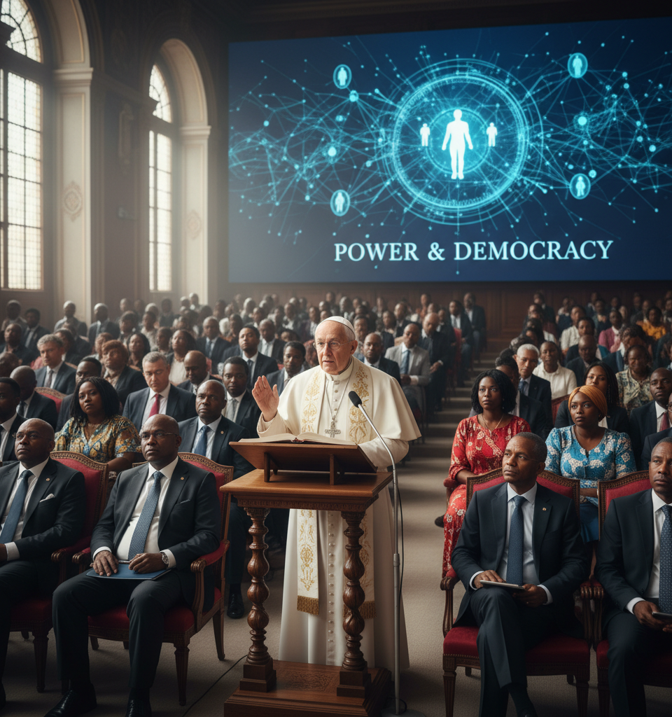 Pope Leo XIV's AI Encyclical: A Deeper Critique of Power and Democracy — AI-generated illustration