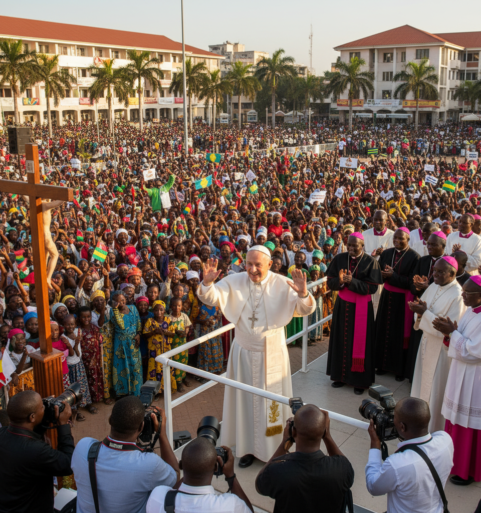 Pope Leo XIV's Pivotal Cameroon Visit: Addressing Africa's Growing Catholic Influence & Leadership Gap — AI-generated illustration
