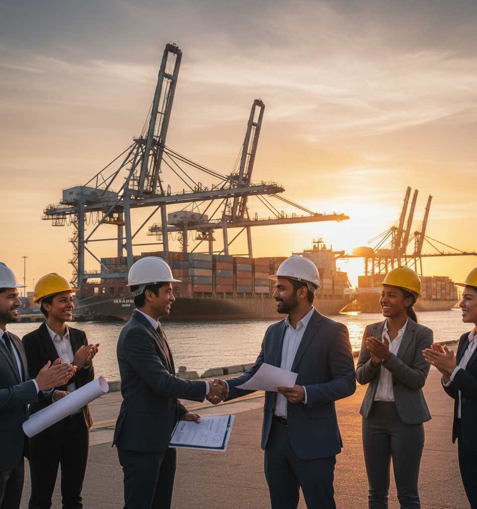 Port of Long Beach Awards $54.4M in Small Business Contracts Under Targeted Program — AI-generated illustration