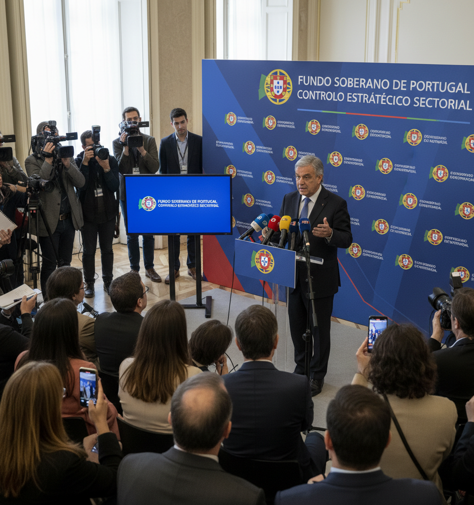 Portugal to Establish Sovereign Wealth Fund for Strategic Sector Control, Premier States — AI-generated illustration