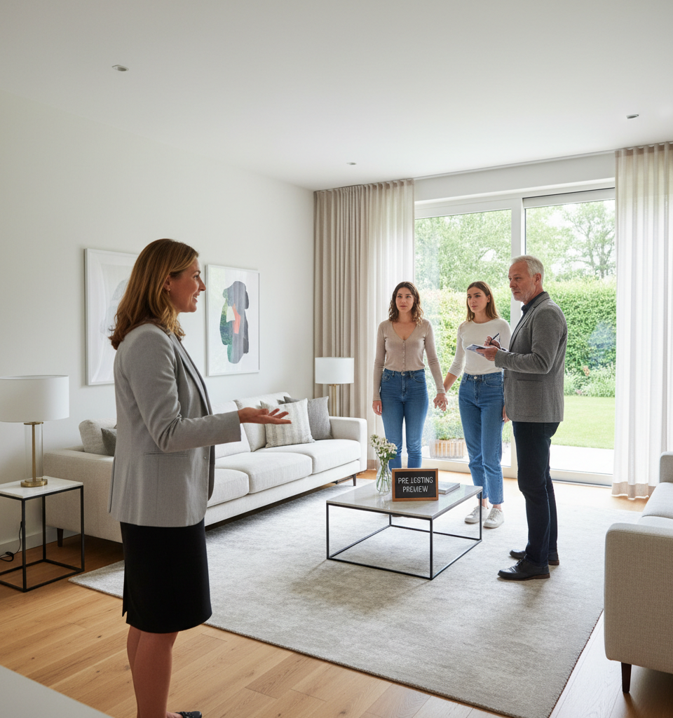Pre-Listing Strategies Ignite Home Bidding Wars: The New Real Estate Frontier — AI-generated illustration