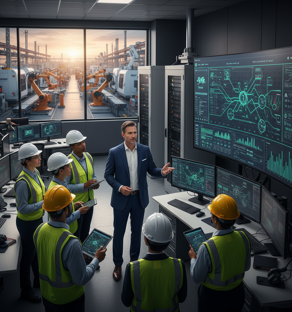 Predictive Maintenance Revolution: Limble CEO Gary Specter on the Future of Plant Operations — AI-generated illustration