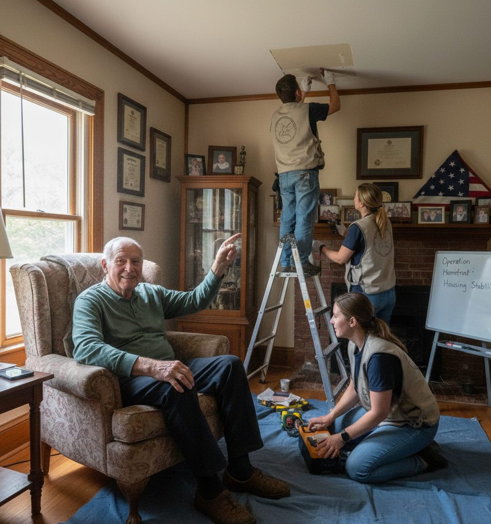 Preserving Veteran Homes: A New Strategy for Housing Stability — AI-generated illustration