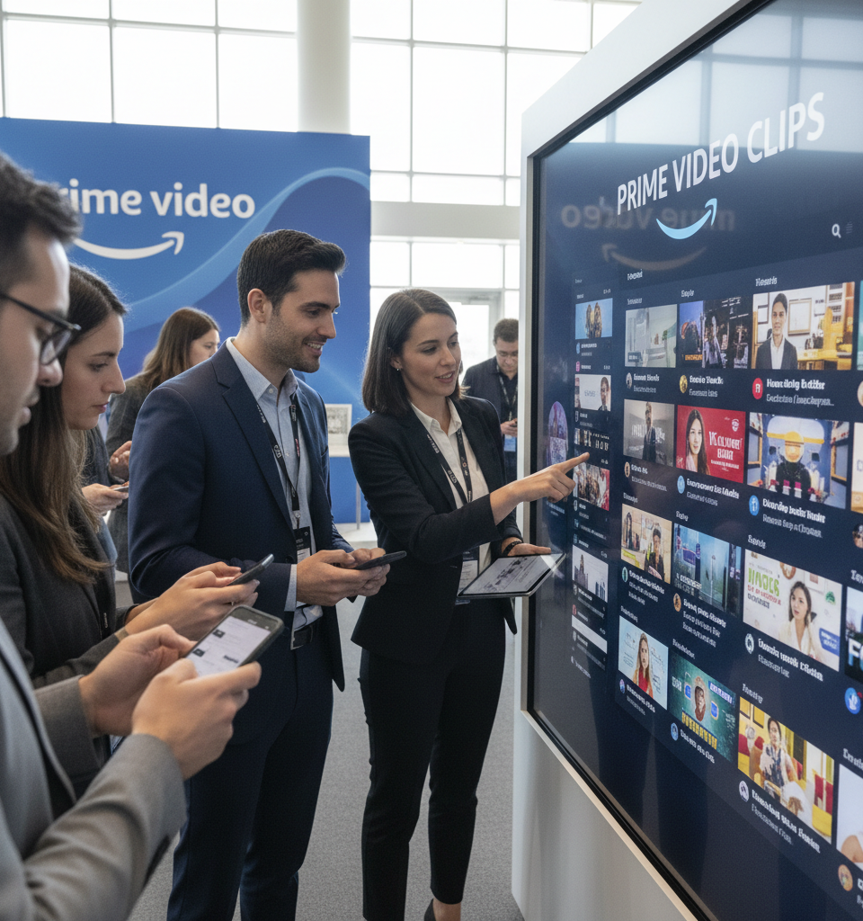 Prime Video Unveils 'Clips' Feed: A TikTok-Inspired Bid for Enhanced Content Discovery — AI-generated illustration