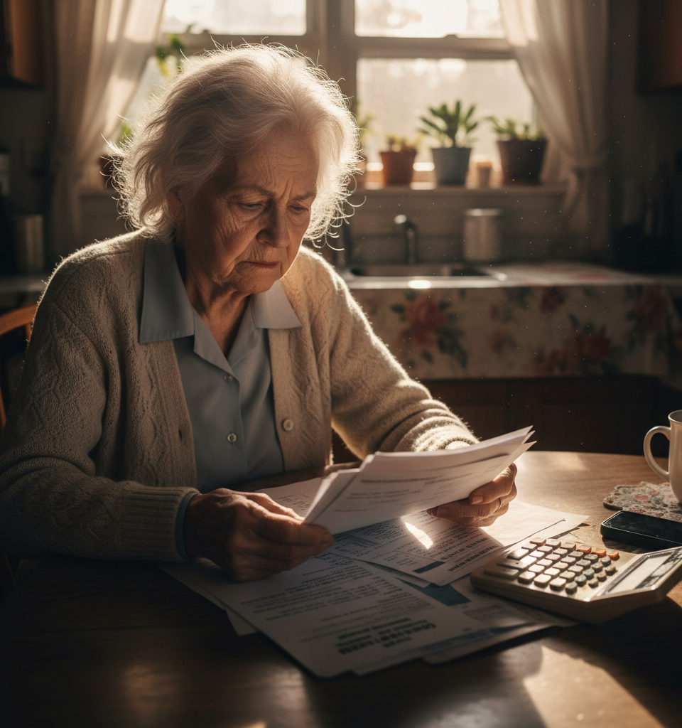 Projected 3.9% COLA for 2027: A Mirage for Seniors Amid Soaring Living Costs — AI-generated illustration