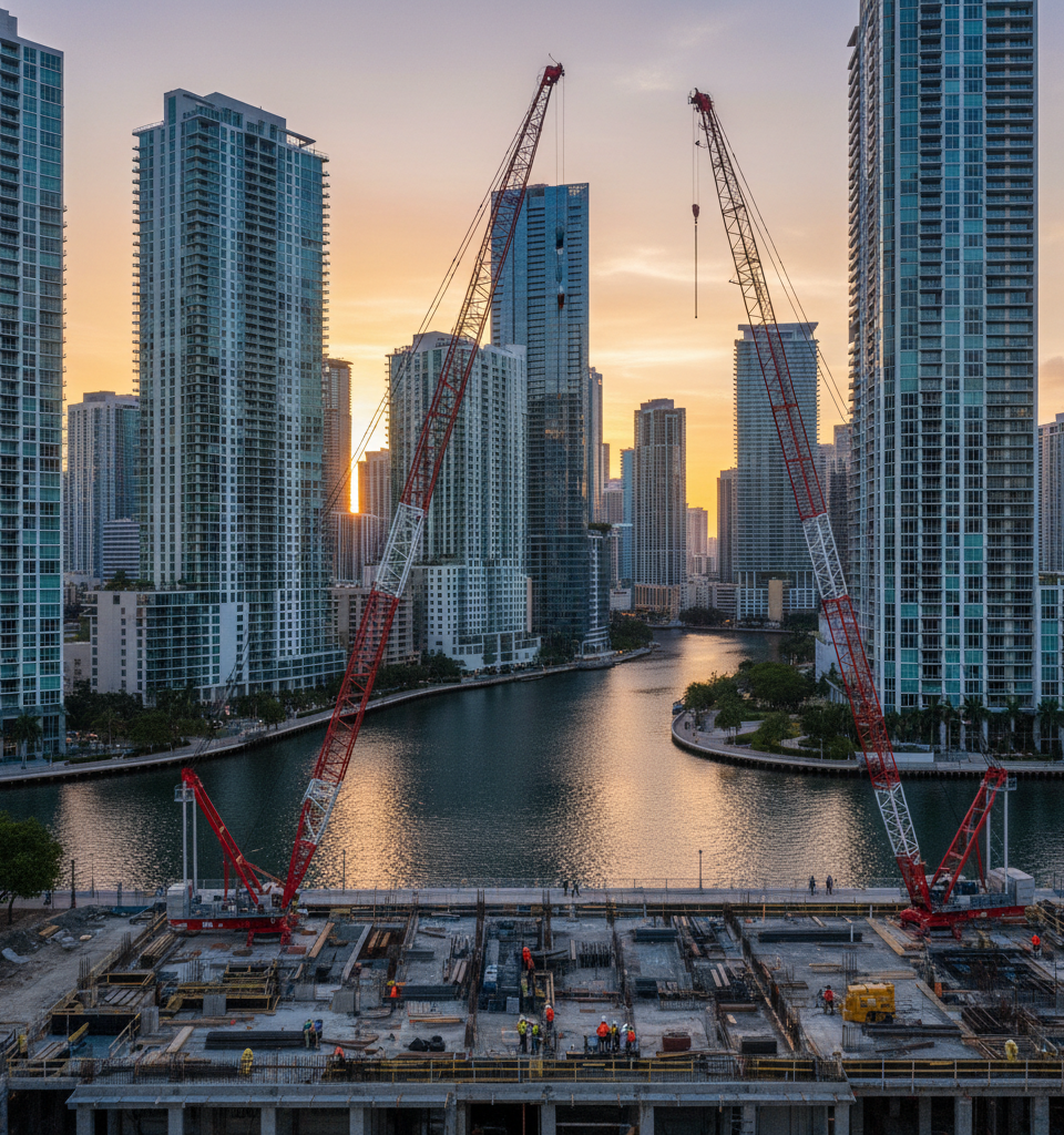 Prosper and Versluys Acquire Brickell Site for $650M Luxury Condo Tower — AI-generated illustration