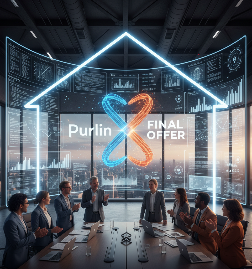 Purlin-Final Offer Merger Signals New Era for Proptech: The Rise of End-to-End Solutions — AI-generated illustration