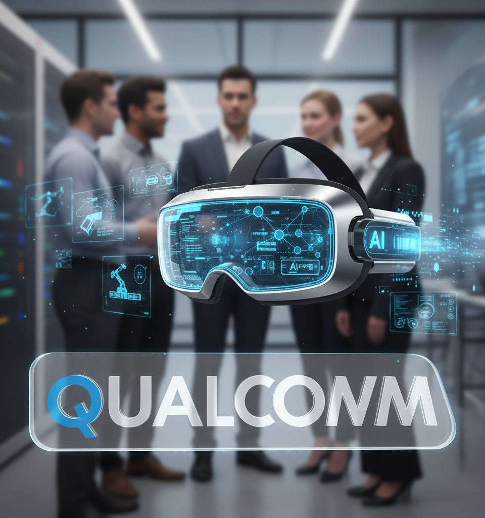 Qualcomm Aims Beyond Smartphones with New AI Glasses Platform and Toolkit — AI-generated illustration
