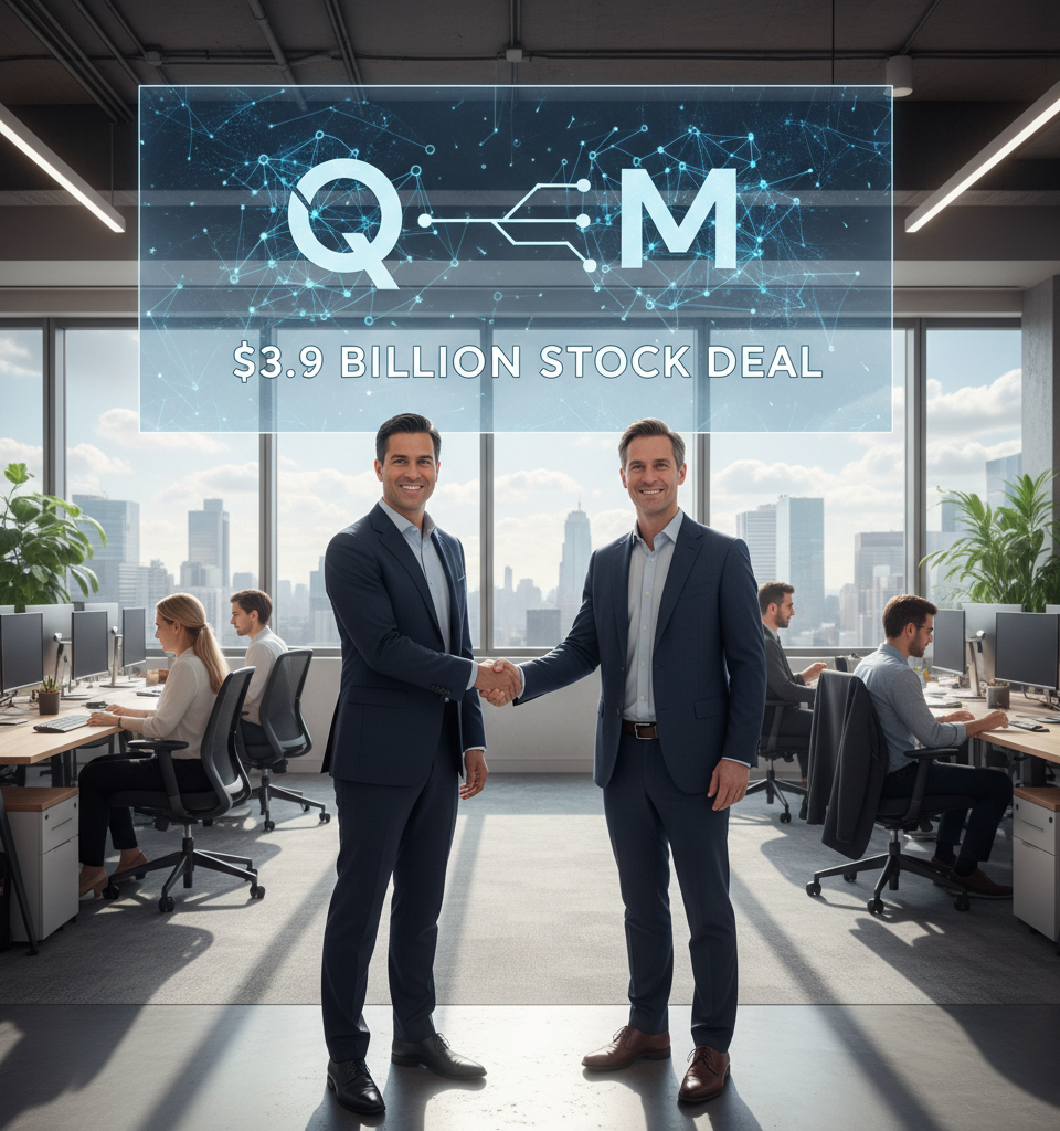 Qualcomm to Acquire AI Software Firm Modular in $3.9 Billion Stock Deal — AI-generated illustration
