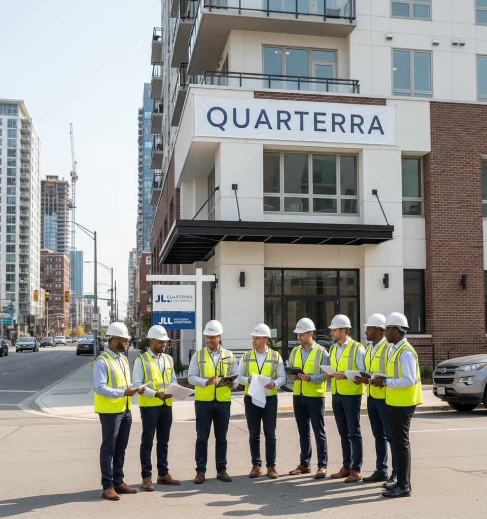 Quarterra Markets Nearly 4,000 Apartment Units Across Eight States Amidst Shifting Market — AI-generated illustration