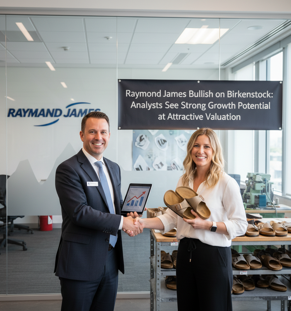 Raymond James Bullish on Birkenstock: Analysts See Strong Growth Potential at Attractive Valuation — AI-generated illustration