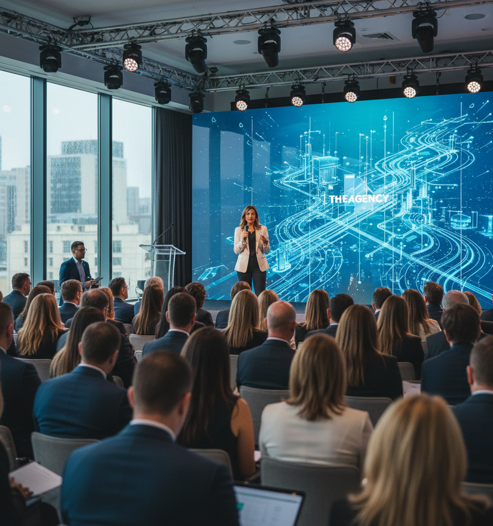 Real Estate Brokerage Model Undergoes Transformative Evolution, Not Collapse, Says The Agency Exec — AI-generated illustration