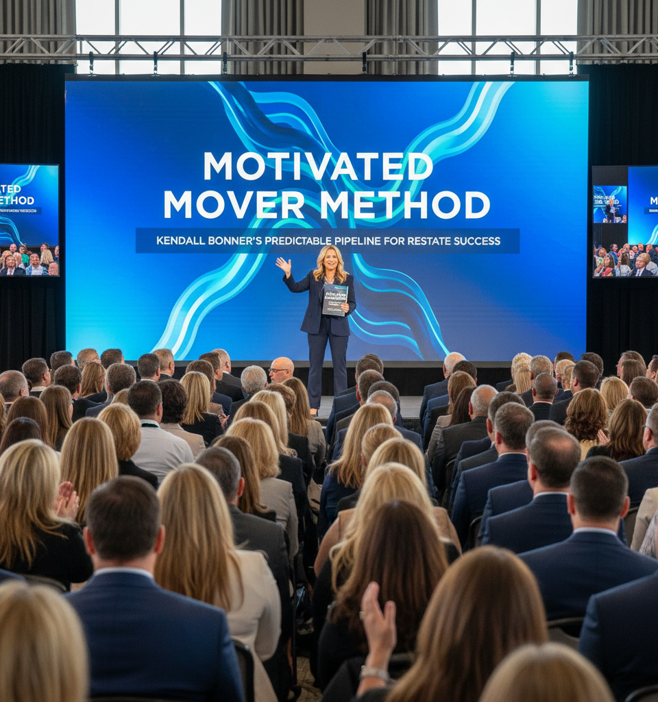 Real Estate Reimagined: Kendall Bonner's 'Motivated Mover Method' Promises A Predictable Pipeline — AI-generated illustration