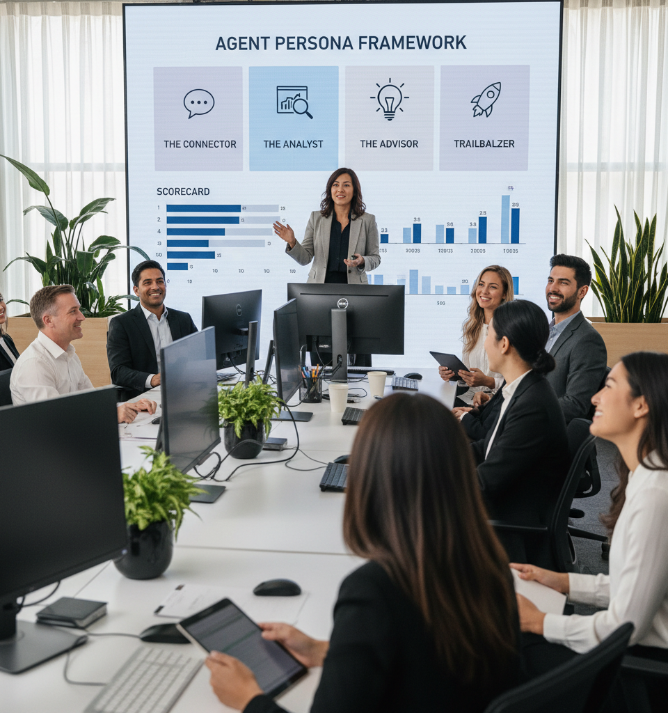 Recruiting Insight Unveils Agent Persona Framework to Revolutionize Real Estate Brokerage Hiring — AI-generated illustration