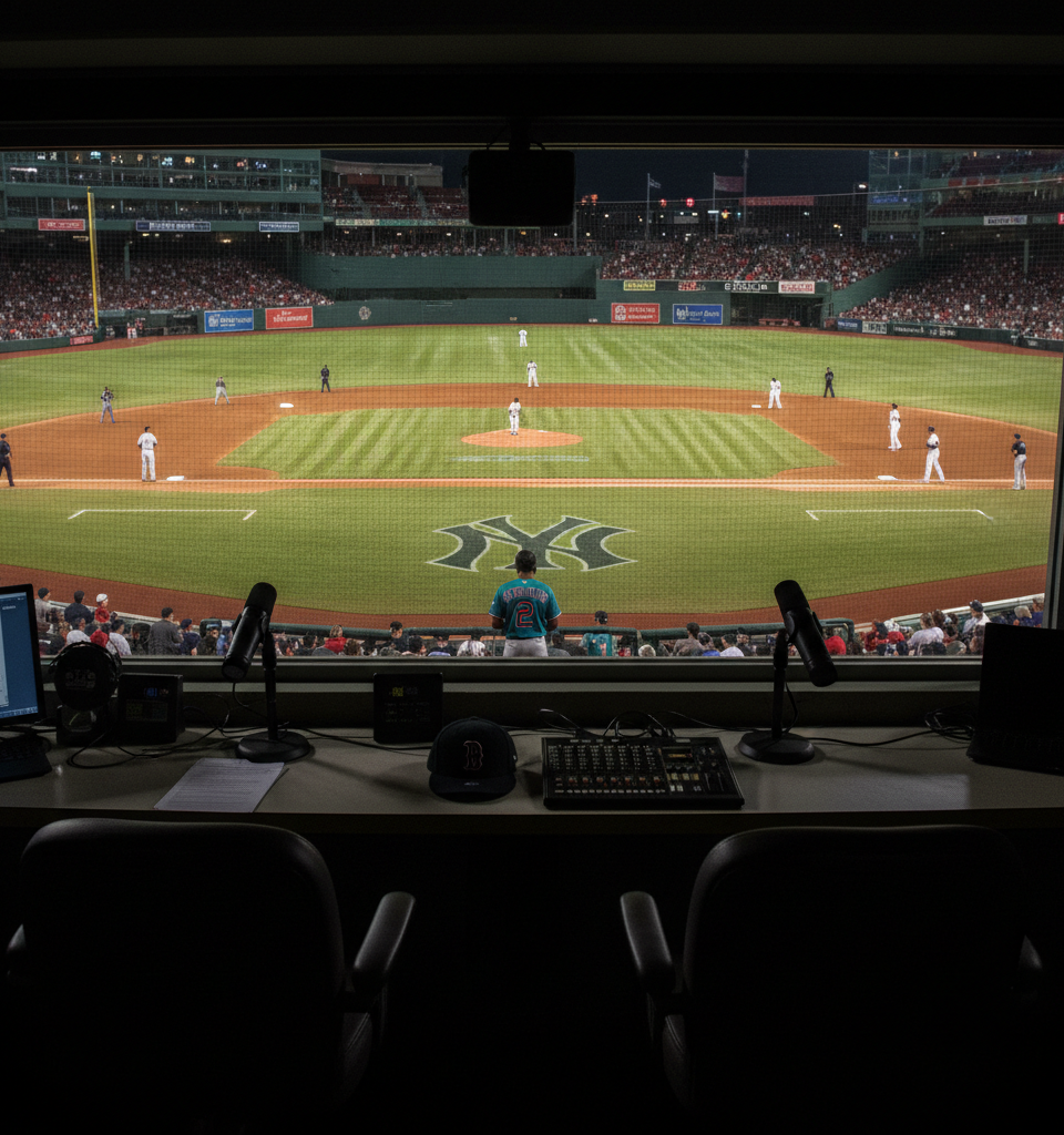Red Sox Announcer's 'Bush League' Remarks and 'Drill' Suggestion Spark Controversy — AI-generated illustration
