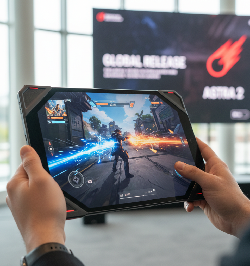 RedMagic Gaming Tablet 5 Pro Confirmed for Global Release as Astra 2 — AI-generated illustration