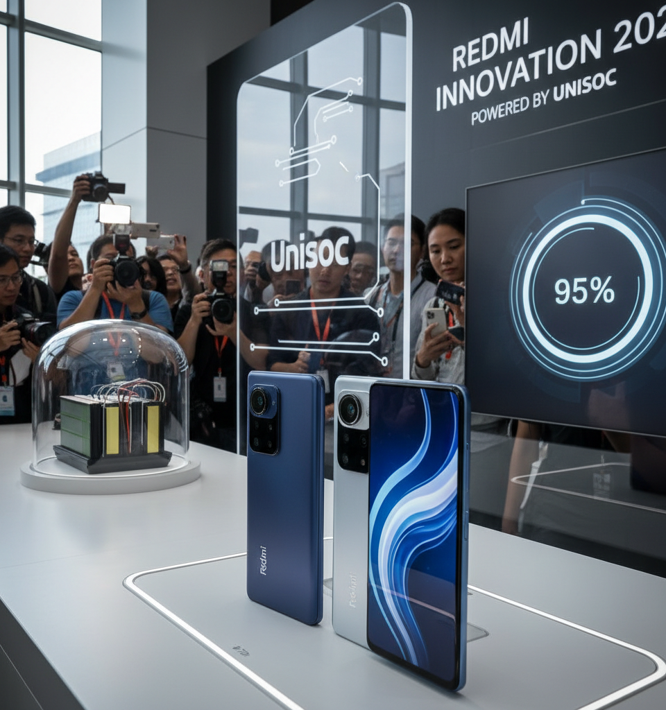 Redmi R70 and R70m debut with Unisoc chipset, big batteries — AI-generated illustration