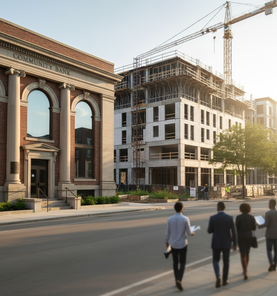 Regulators Propose Narrowing CRA Credit for Community Development, Raising Bank Asset Thresholds — AI-generated illustration