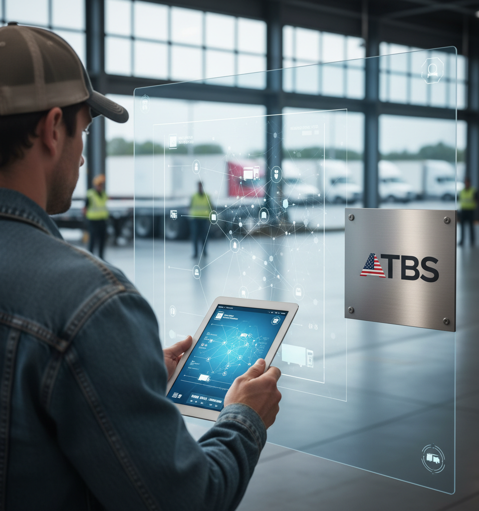 REPOWR and ATBS Partner to Streamline Trailer Access for Independent Truckers, Enhance Tax Support — AI-generated illustration
