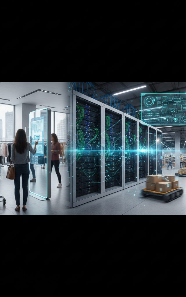 Retailers Accelerate AI Adoption to Transform Supply Chains and Customer Experience — AI-generated illustration